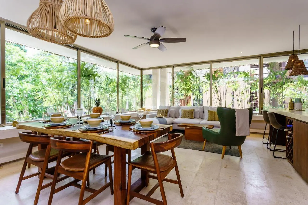 Apartment Luxury & Nature Meet Plus A Private Pool & Roof Pool Tulum Mexico